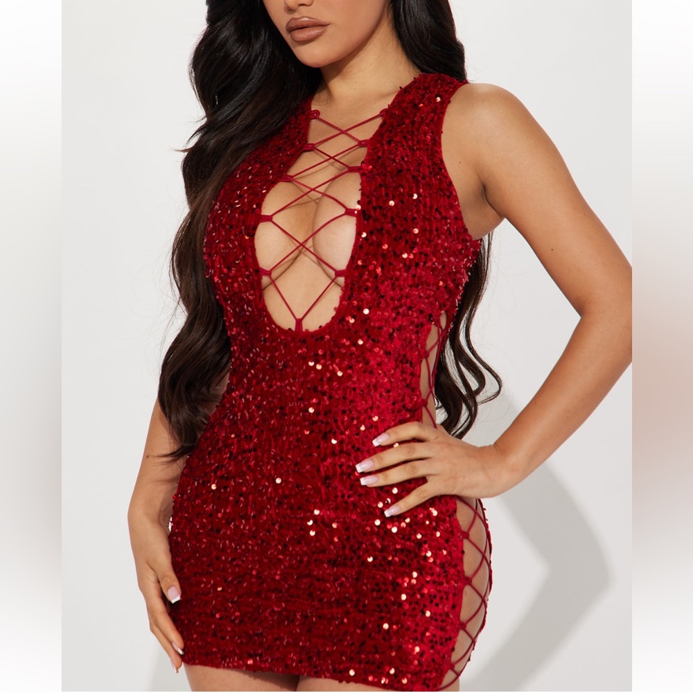 Sequin Mini Dress - Picture 2 of 3
